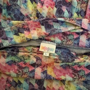 LuLaRoe Multicolor Geometric Pattern Skirt